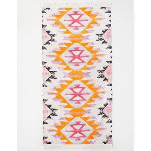 Billabong Rigid Tide Beach Towel Southwestern Tribal Print with fringe ends!
